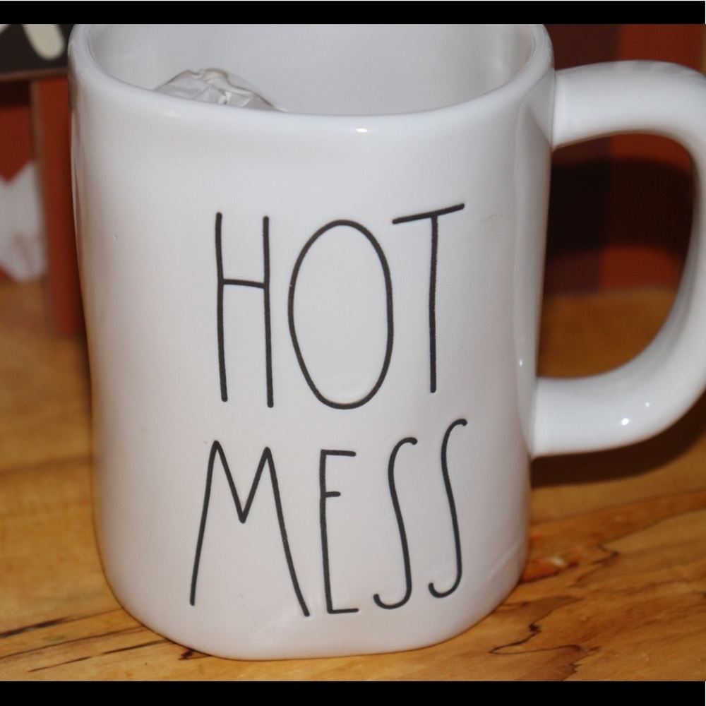 NWT Rae Dunn Hot Mess Coffee Mug